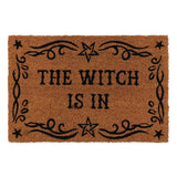 Natural Brown The Witch Is In Doormat