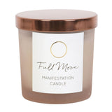 Full Moon Eucalyptus Manifestation Candle with Tiger's Eye