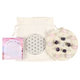 Flower of Life Crystal Grid Set - Attracting Love, Self-Love and Friendship