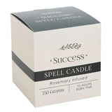 Rosemary Infused Success Spell Gift Boxed Candle