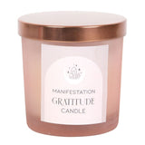 Gratitude Pink Wild Rose Crystal Chip Candle