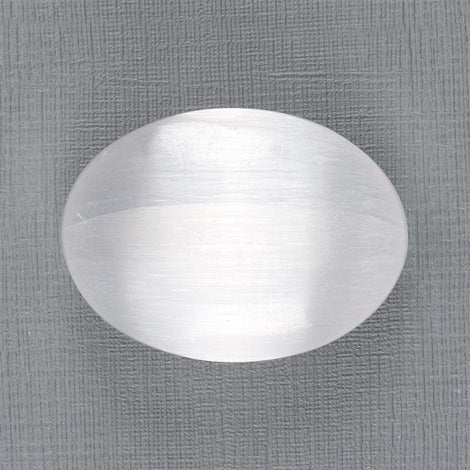 Selenite Palm Stone - Peace & Calm